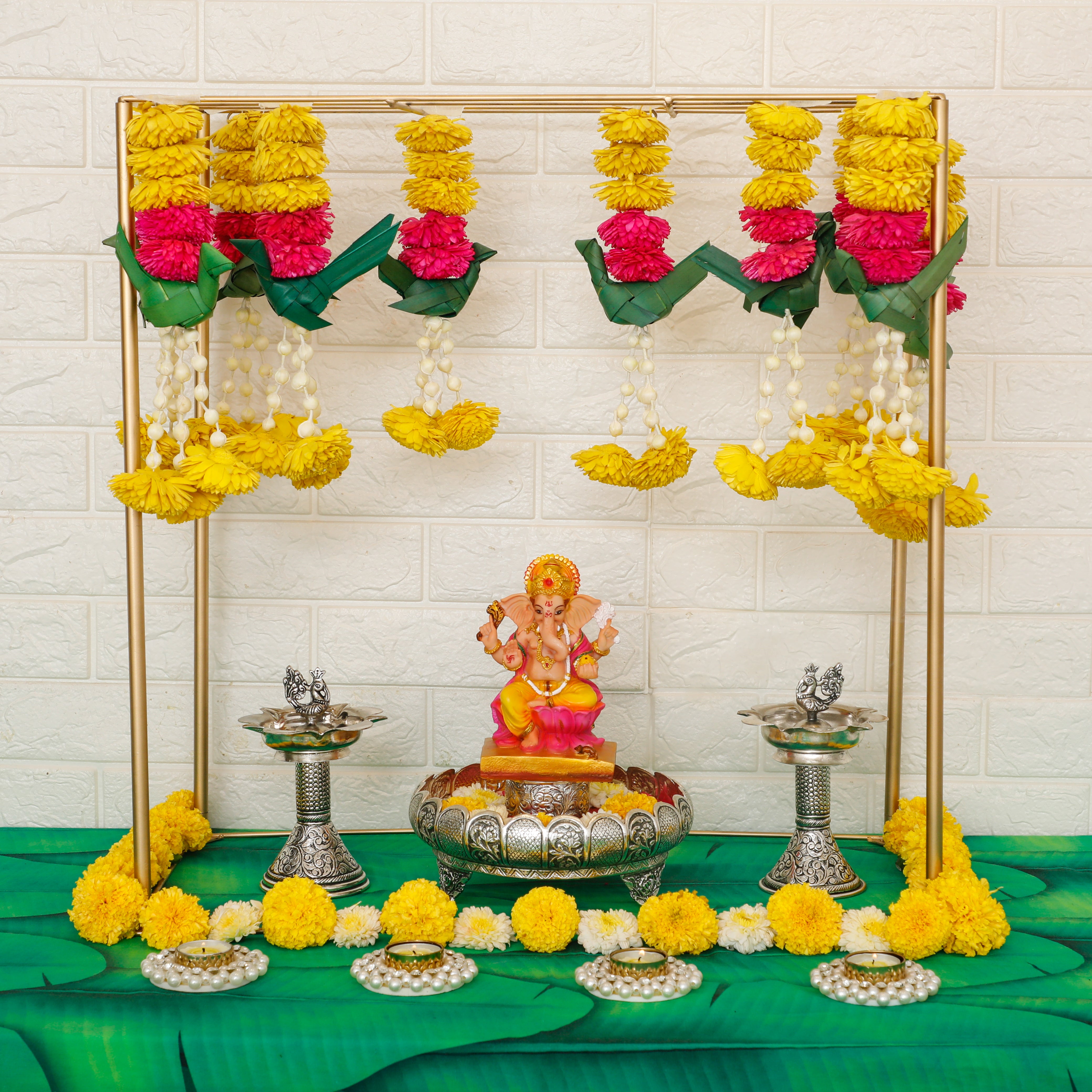 Mandap Style Backdrop Stand